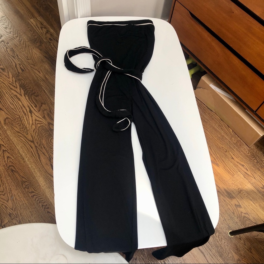 Newport News Black and White Jumpsuit SOLD - Picture 2 of 5